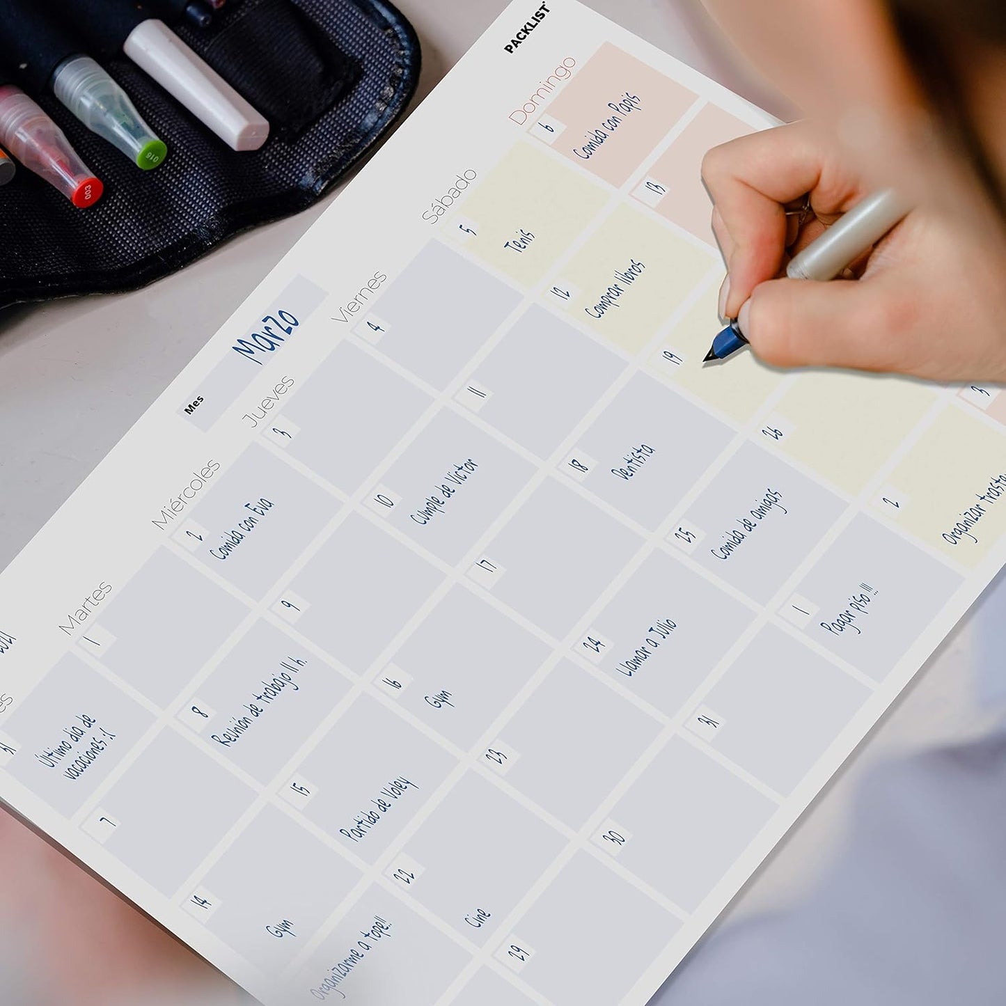 Planificador Semanal + Planificador Mensual