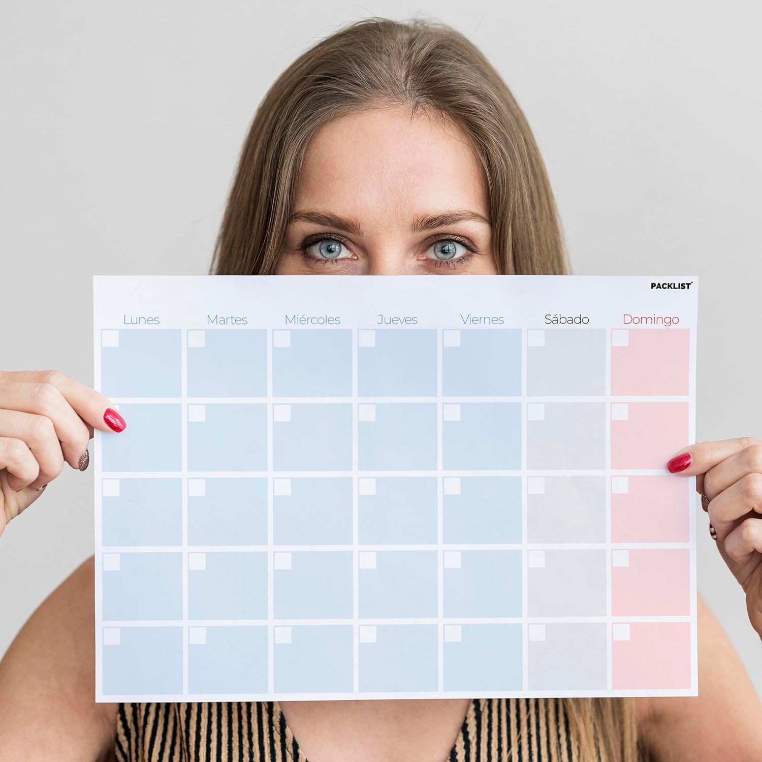 Calendario Magnético Mensual: Planificador para Nevera