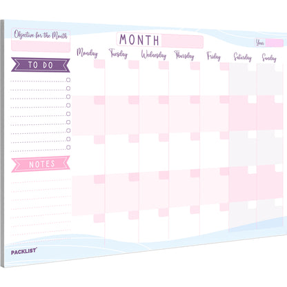 Monthly Planner Pad