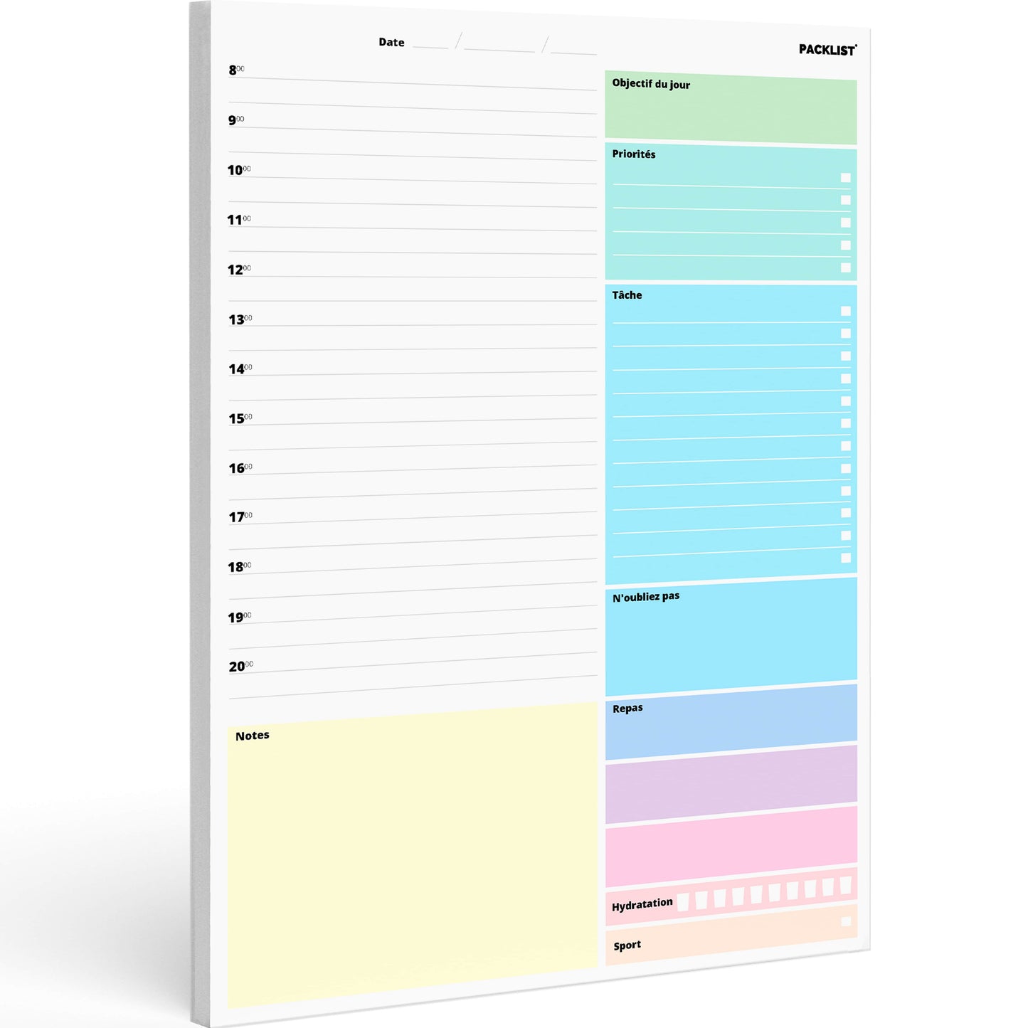 Planning Journalier Francais