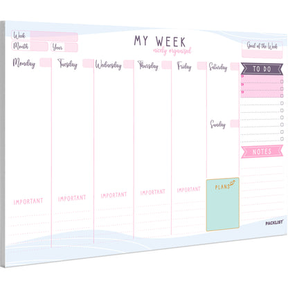 Weekly Planner Pad