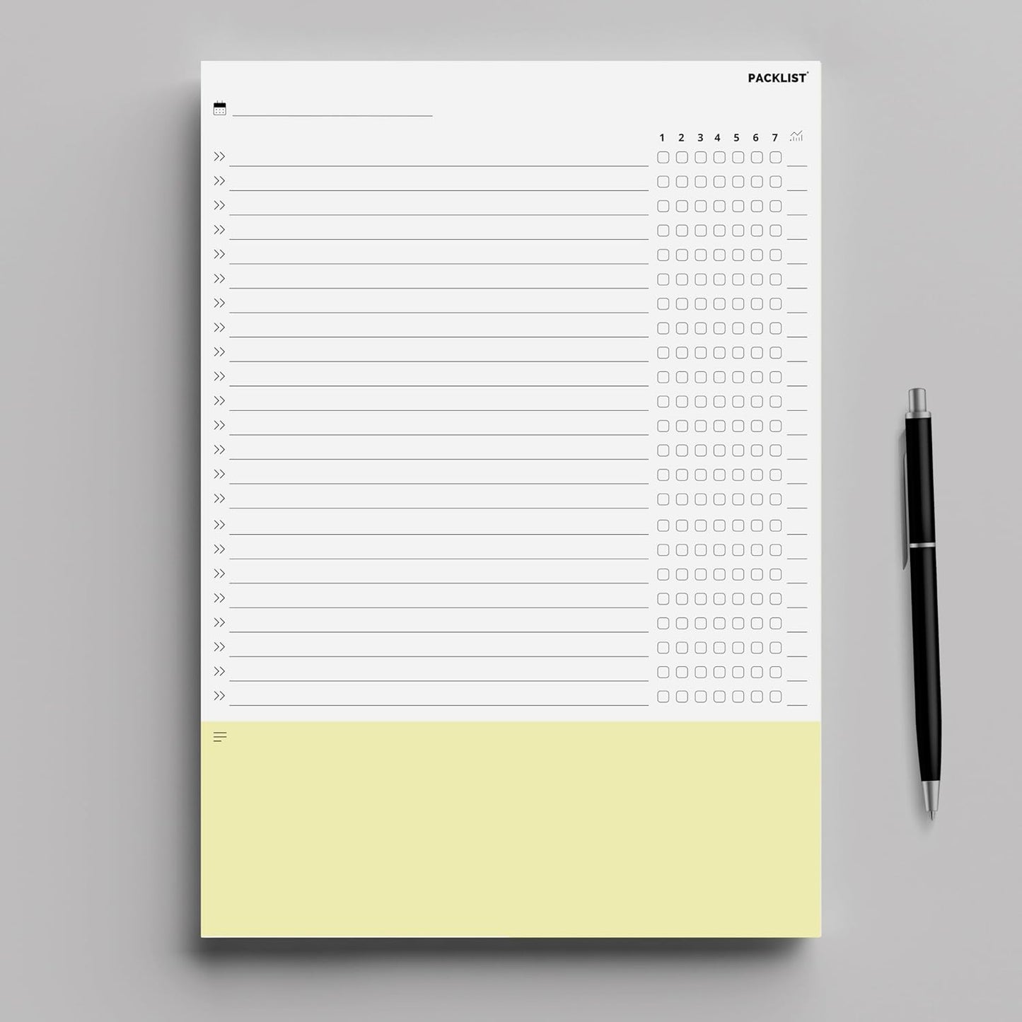 Habit Tracker Semanal A4 | Planificador de Hábitos para Productividad