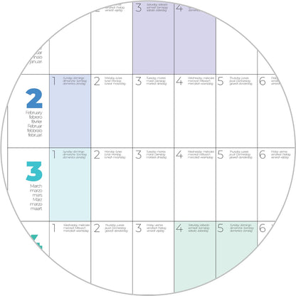 PACKLIST® Calendario de Pared 2026 XXL | Planificador Anual DIN A1