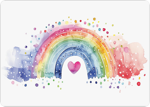 Tarjetas de Cumpleaños Personalizables con Arco Iris para Tu Fiesta!