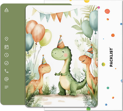 Tarjetas de Cumpleaños Personalizables con Dinosaurios para Tu Fiesta!