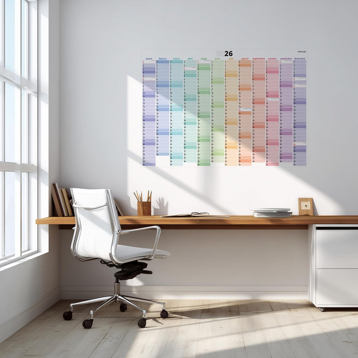 Calendario Pared 2026 – PACKLIST