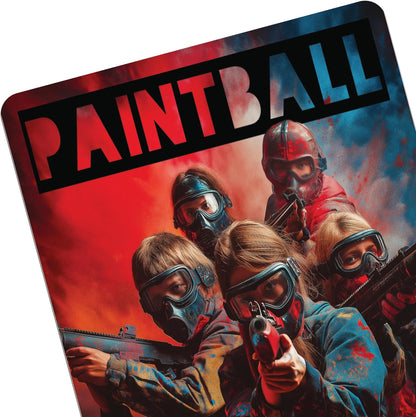 Tarjetas de Cumpleaños Personalizables para Tu Fiesta en el PAINTBALL!