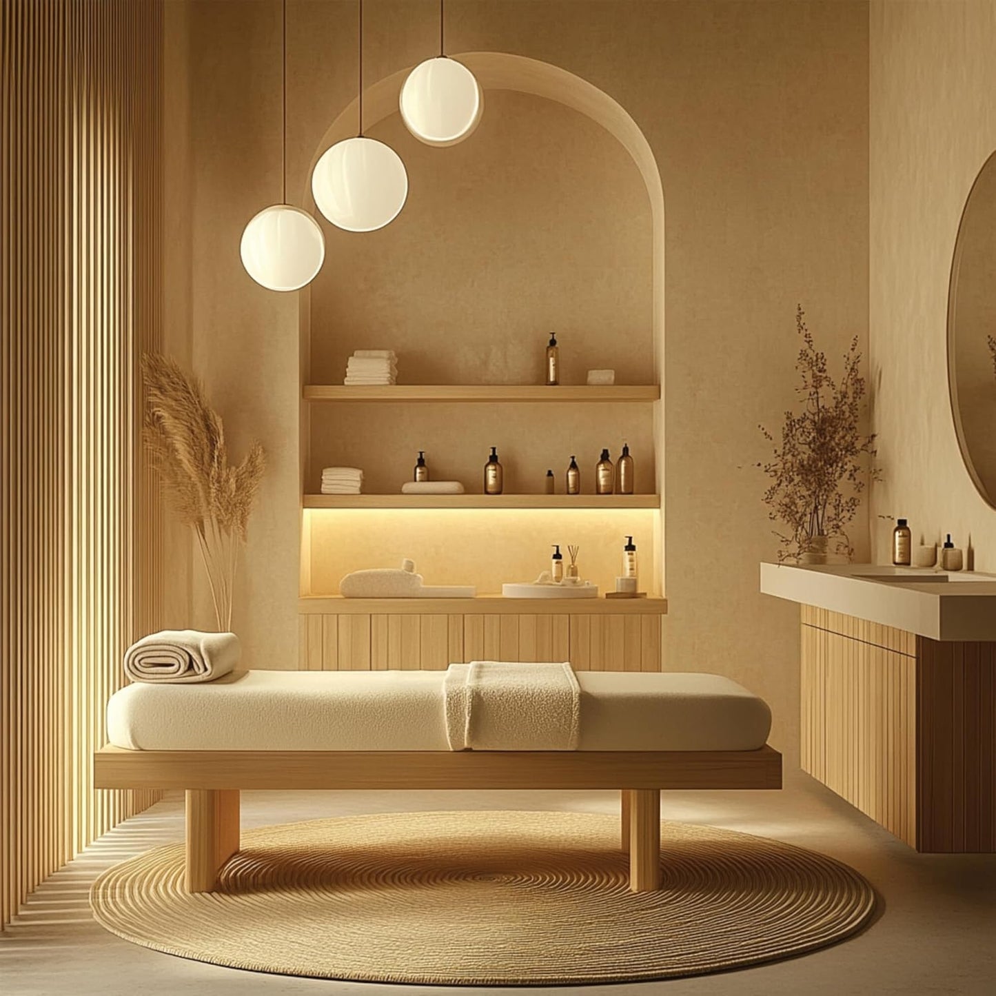 Tarjeta Pop Up 3D de Masaje y Bienestar | Regalo para Spa