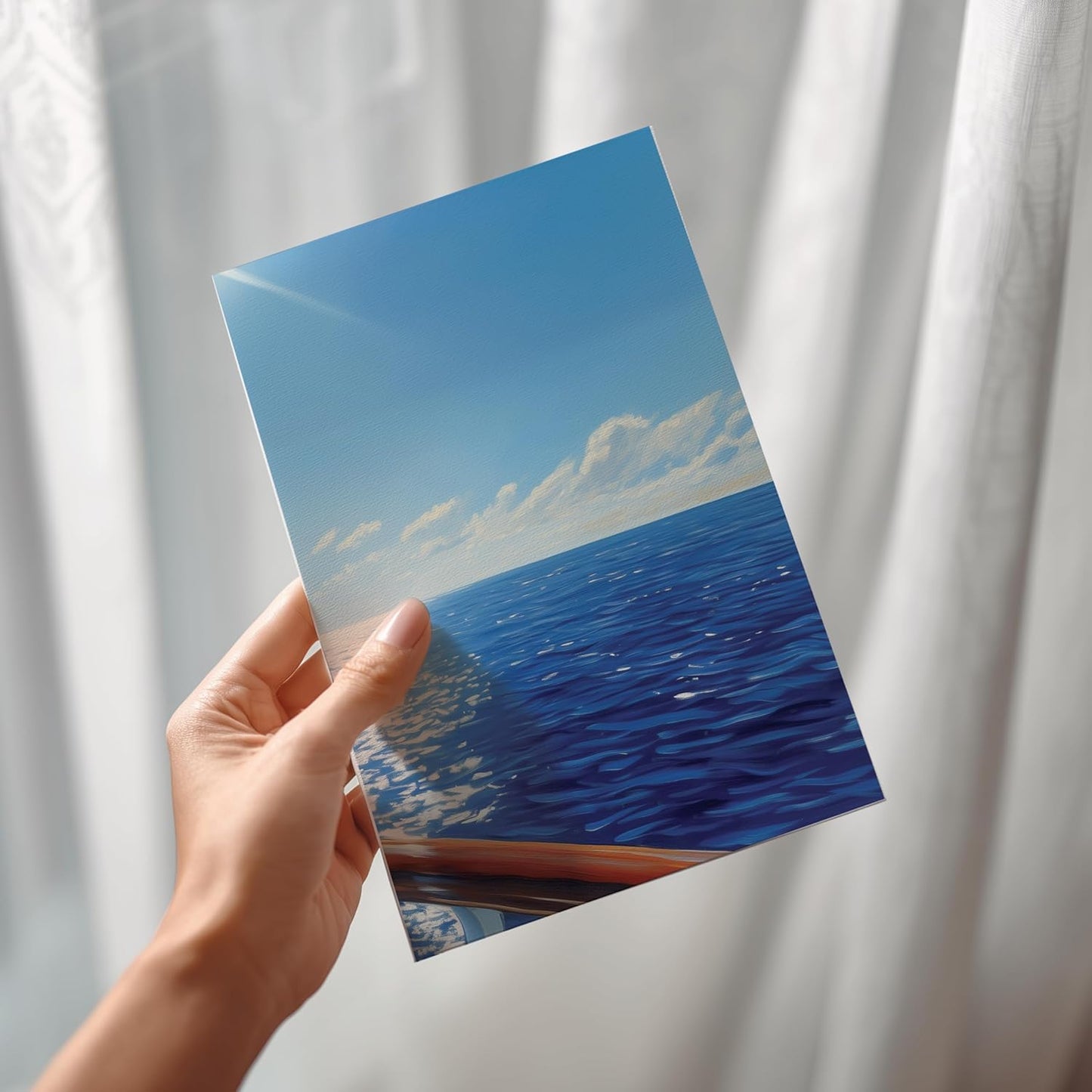 Tarjeta Pop-Up 3D de Crucero | Regalo para Viajeros y Amantes del Mar