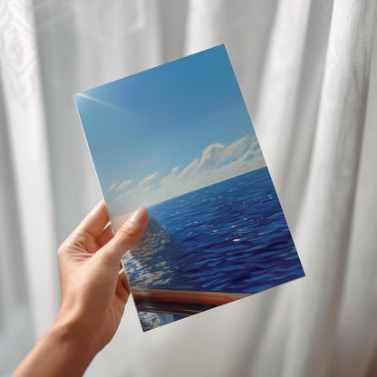 Tarjeta Pop-Up 3D de Crucero | Regalo para Viajeros y Amantes del Mar