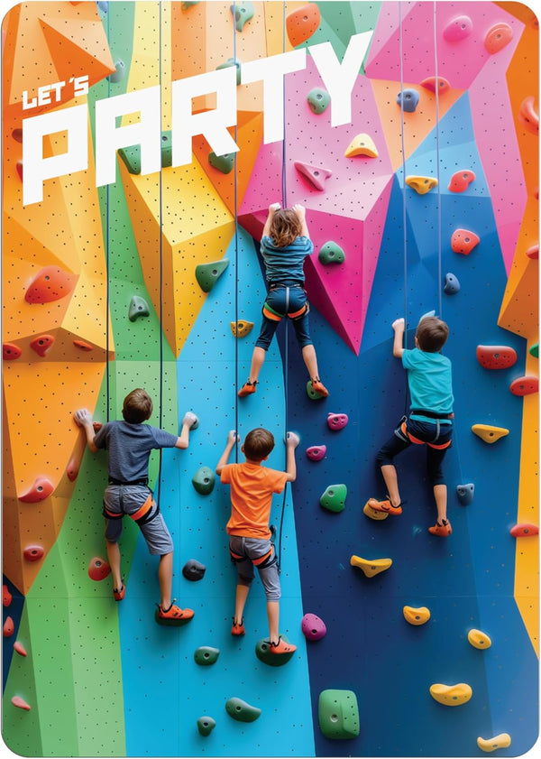 Tarjetas de Cumpleaños Personalizables para Tu Fiesta de ESCALADA!