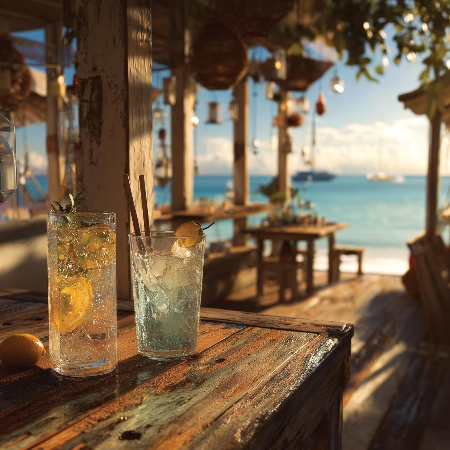 Tarjeta Pop Up 3D Playa Tropical | El Regalo Perfecto para Vacaciones en la Playa