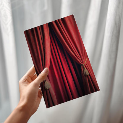 Tarjeta Pop Up 3D de Teatro y Música | Regalo para Entradas a Eventos