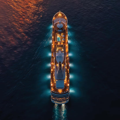 Tarjeta Pop-Up 3D de Crucero | Regalo para Viajeros y Amantes del Mar