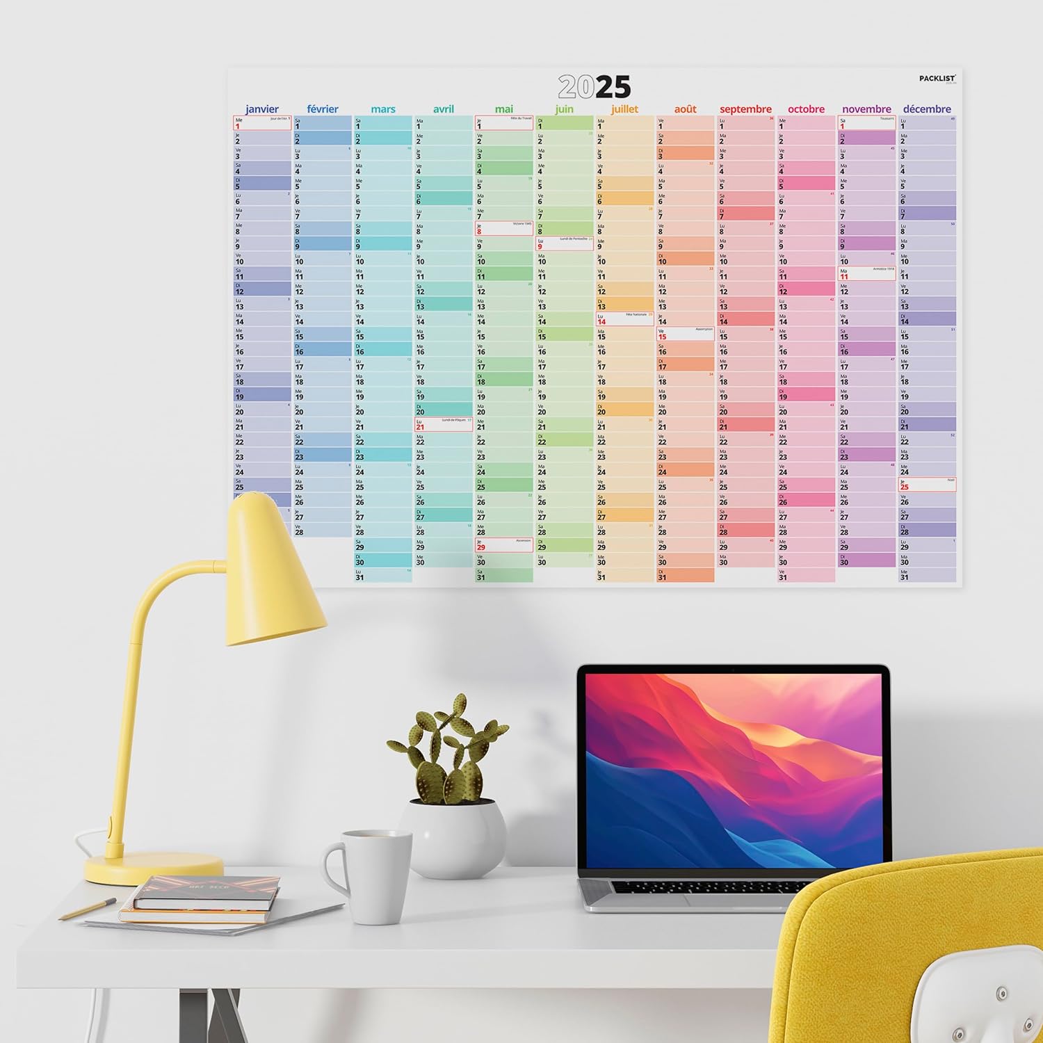 Calendrier Mural 2025 #3
