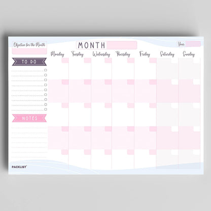 Monthly Planner Pad