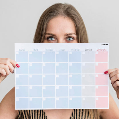 Calendrier Magnétique Mensuel en Français
